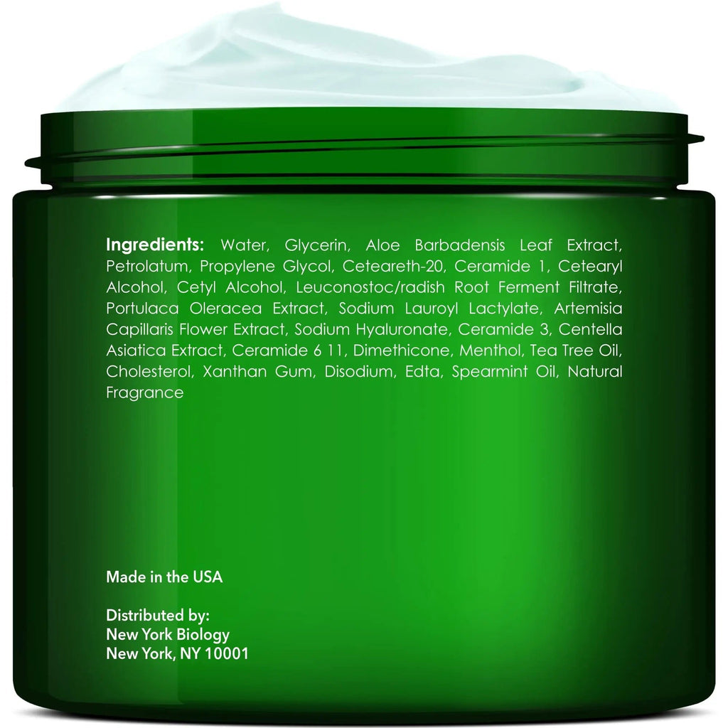 New York Biology Tea Tree Oil Foot Cream for Dry Cracked Feet, Athletes Foot, Nail Fungus - TrustMedUSA