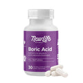 NewLife Naturals - Boric Acid Suppositories for Women pH Balance Pills - 600mg - Feminine Care - Vaginal Odor Itching Discharge BV | Made in USA | 30 Capsules - TrustMedUSA