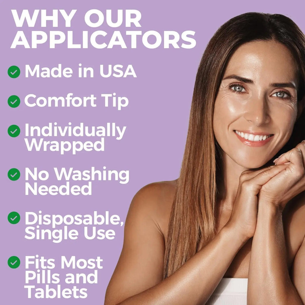 NewLife Naturals Vaginal Suppository Applicators for Boric Acid Suppositories, Size 0 & 00 Capsules, and Pills & Tablets – Individually Wrapped Disposable Applicators – Pack of 28 (Made in USA) - TrustMedUSA