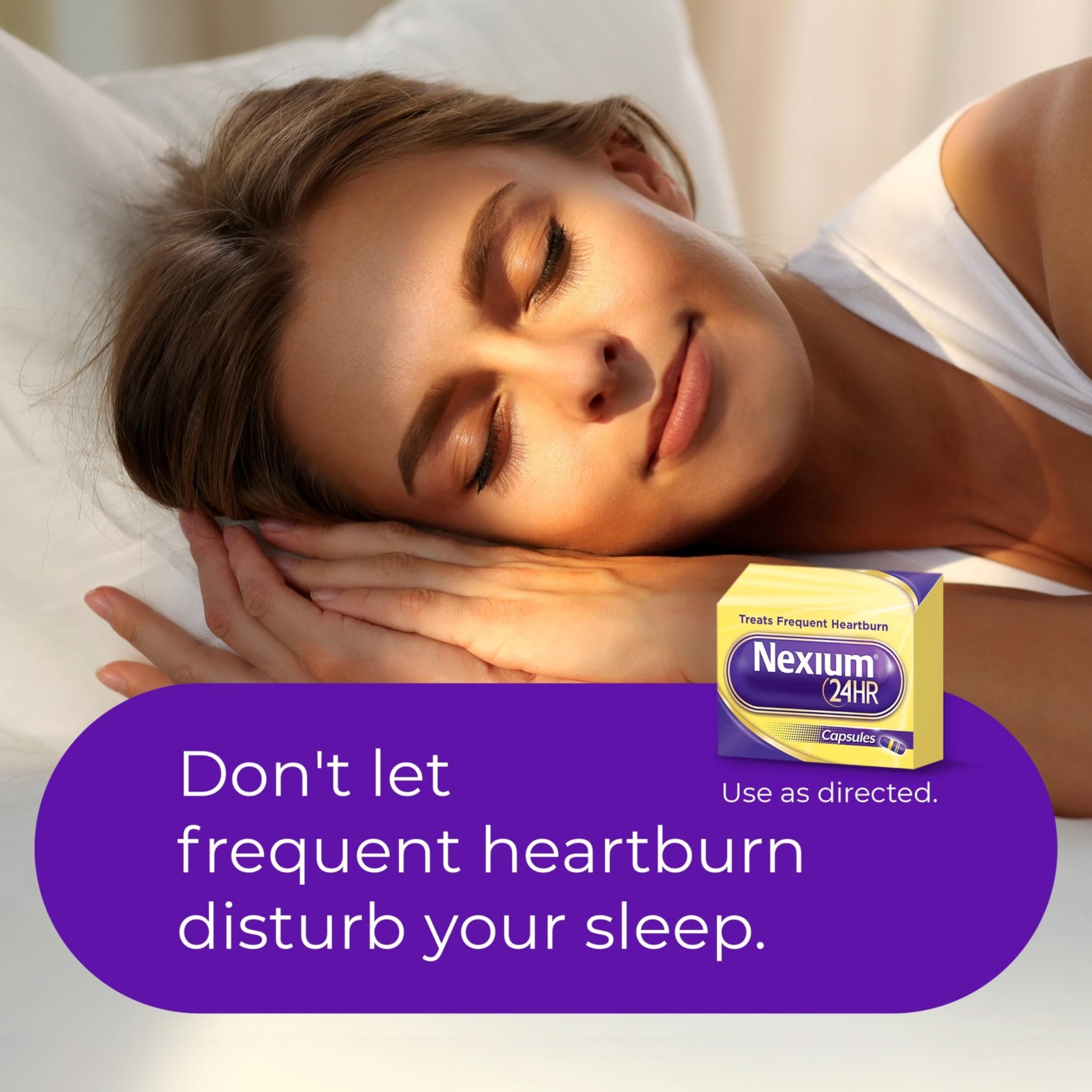 Nexium 24HR ClearMinis Acid Reducer Heartburn Relief Delayed Release Capsules for All-Day and All-Night Protection from Frequent Heartburn, Heartburn Medicine with Esomeprazole Magnesium - 42 Count - Maple Wellness Supplements