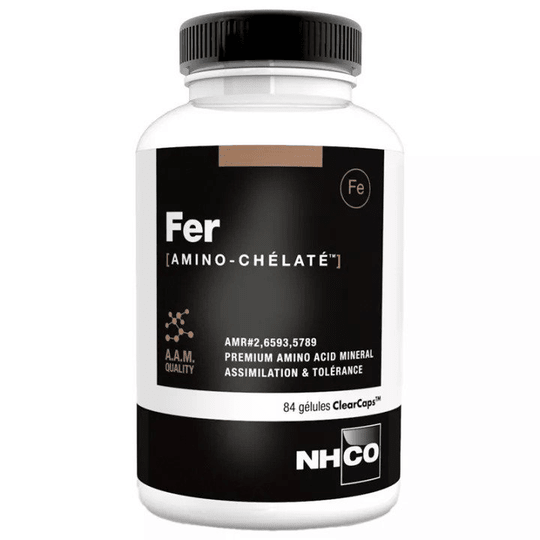 Nhco Nutrition Amino Chelated Iron Ferrum 84 capsules - TrustMedUSA