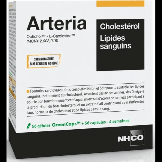 Nhco Nutrition Ateria Cholesterol and Lipids 2x56 capsules - TrustMedUSA