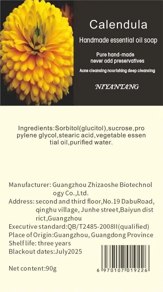 NHIKLATA 2PCS Turmeric Handmade Soap, Natural Organic Ginger Soap, Lymphatic - TrustMedUSA
