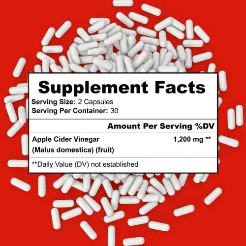 Ni una dieta más Reduce Abdominal Fat - Vinegar Capsules - Best for Weight Loss - TrustMedUSA