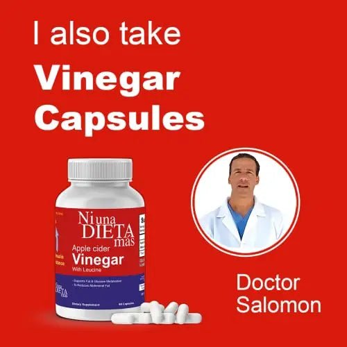 Ni una dieta más Reduce Abdominal Fat - Vinegar Capsules - Best for Weight Loss - TrustMedUSA