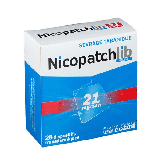 Nicopatchlib 21 mg / 24h - 28 patches - Helps quit smoking - TrustMedUSA