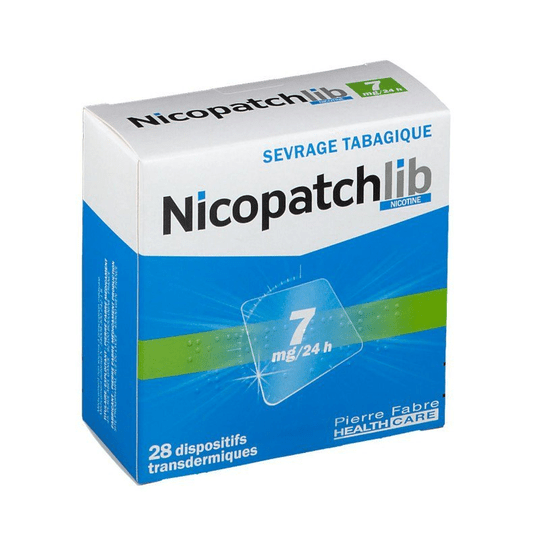 Nicopatchlib 7 mg / 24h - 28 patches - Helps quit smoking - TrustMedUSA