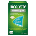 Nicorette Classic Gum 2mg, chewing gum, 105 pieces - TrustMedUSA