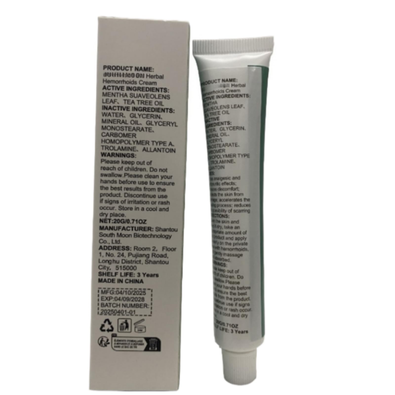 NiTa HyHy Herbal Hemorrhoids Ointment– Hemorrhoid Treatment and Hemorrhoid Cream for Relief Fast Acting Relief of Pain, Swelling, Discomfort, Burning and Itching - TrustMedUSA