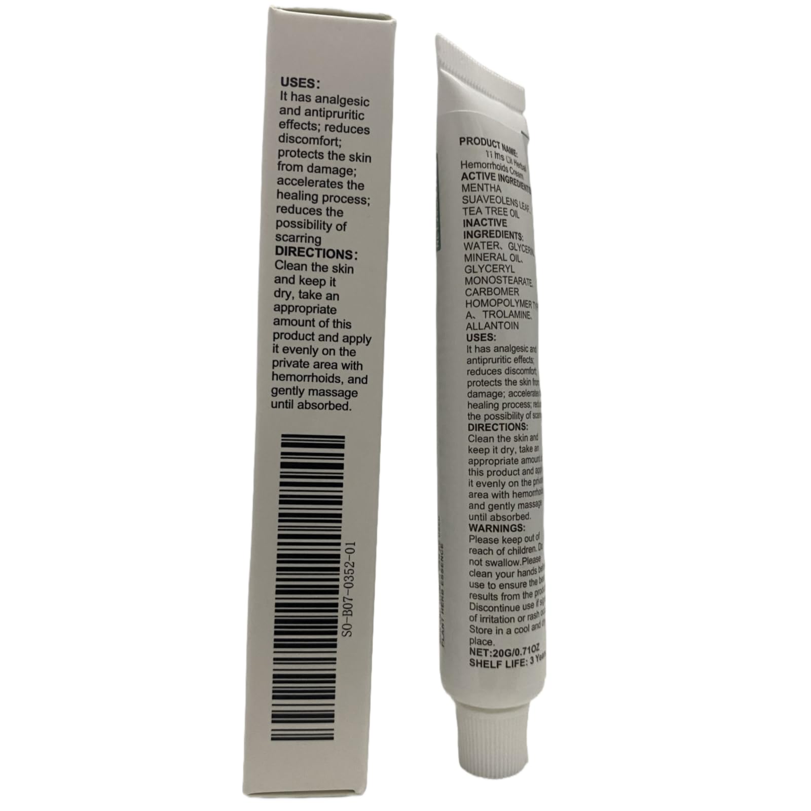 NiTa HyHy Herbal Hemorrhoids Ointment– Hemorrhoid Treatment and Hemorrhoid Cream for Relief Fast Acting Relief of Pain, Swelling, Discomfort, Burning and Itching - TrustMedUSA