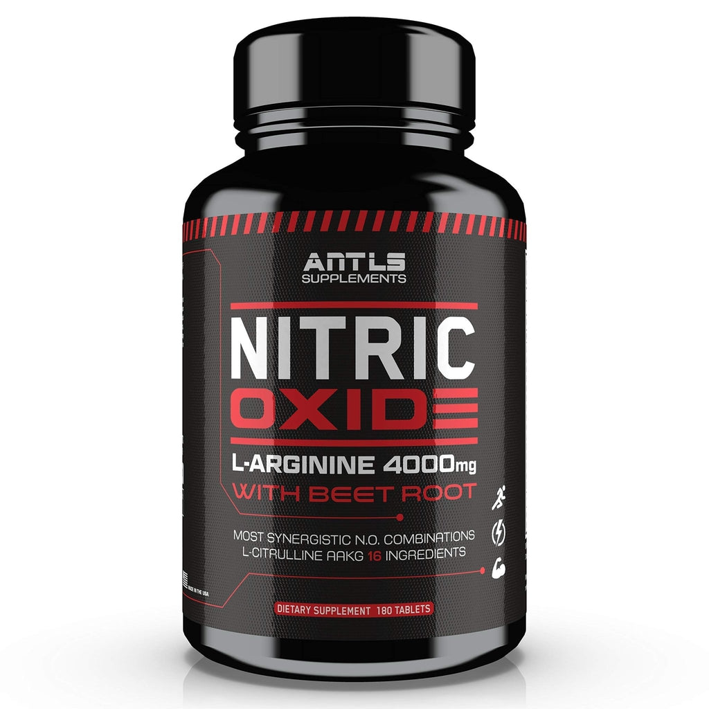 Nitric Oxide Supplement Booster Complex L Arginine 4000mg,L Citrulline, AAKG,Beet Root - TrustMedUSA