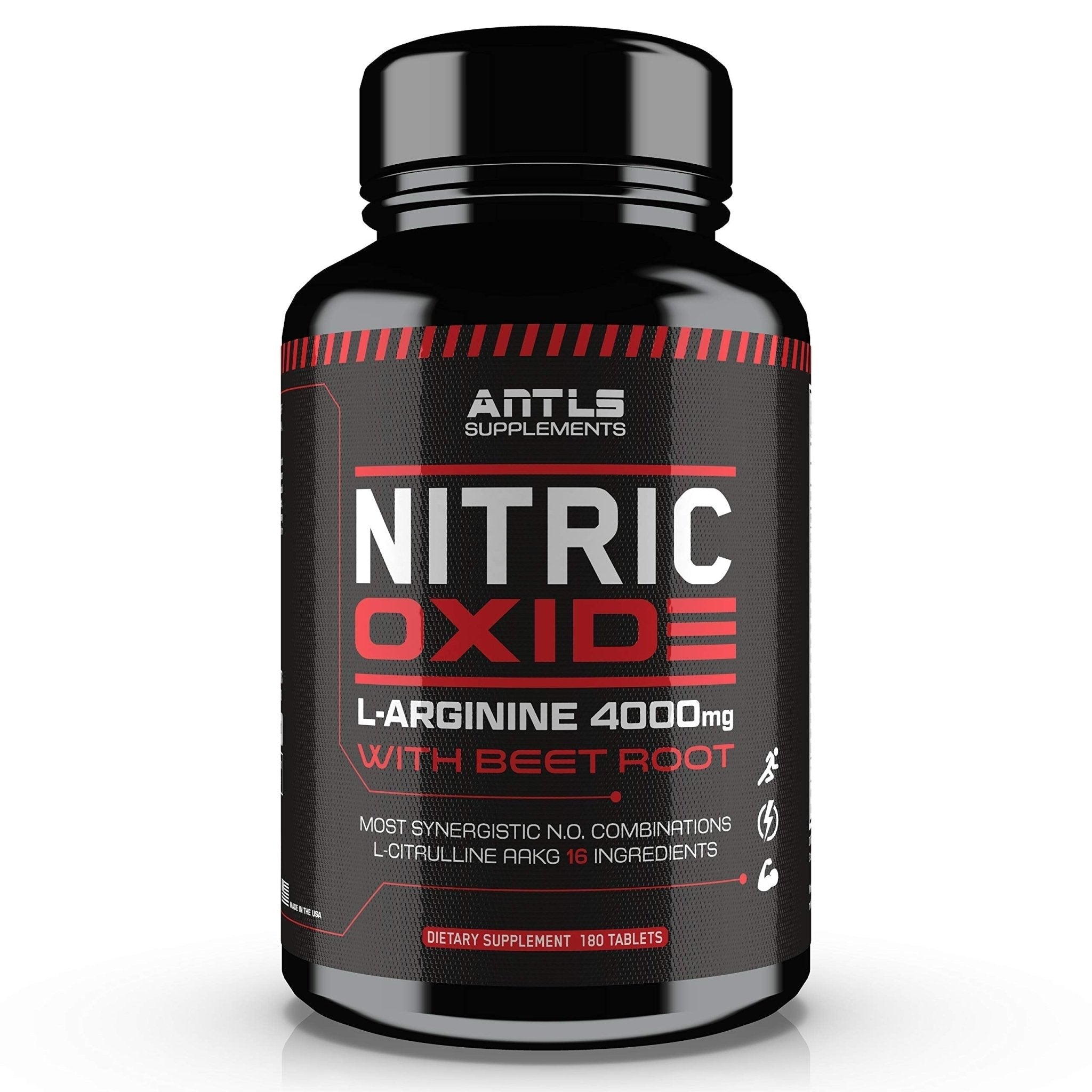 Nitric Oxide Supplement Booster Complex L Arginine 4000mg,L Citrulline, AAKG,Beet Root - TrustMedUSA