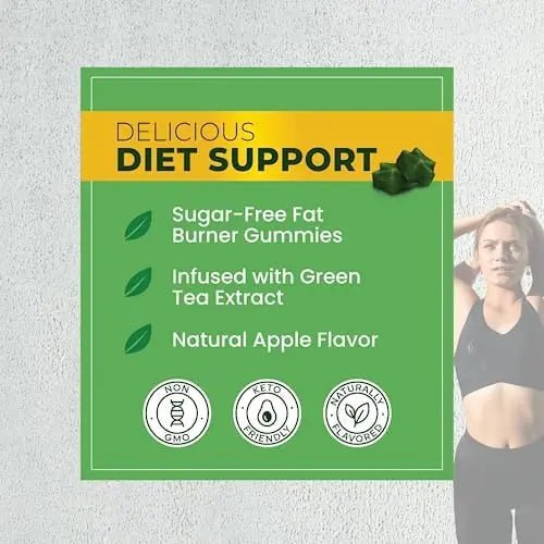 Nobi Nutrition Green Tea Fat Burner Gummies for Weight Loss | Metabolism Boost - TrustMedUSA