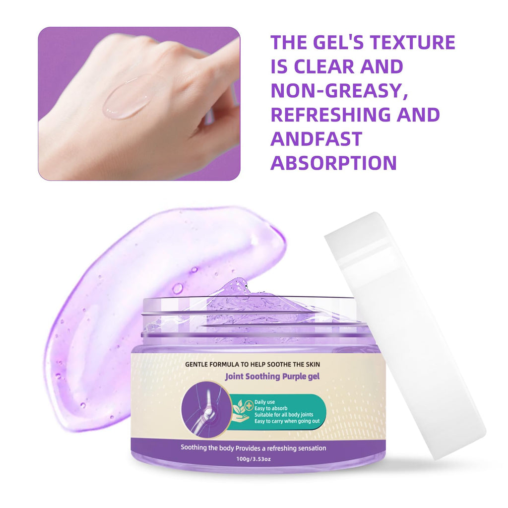 Nodfens Joint Pain Gel, Purple Relief Soothing Massage Cream for Knees, Neck, Feet, Hand Whole Body - TrustMedUSA