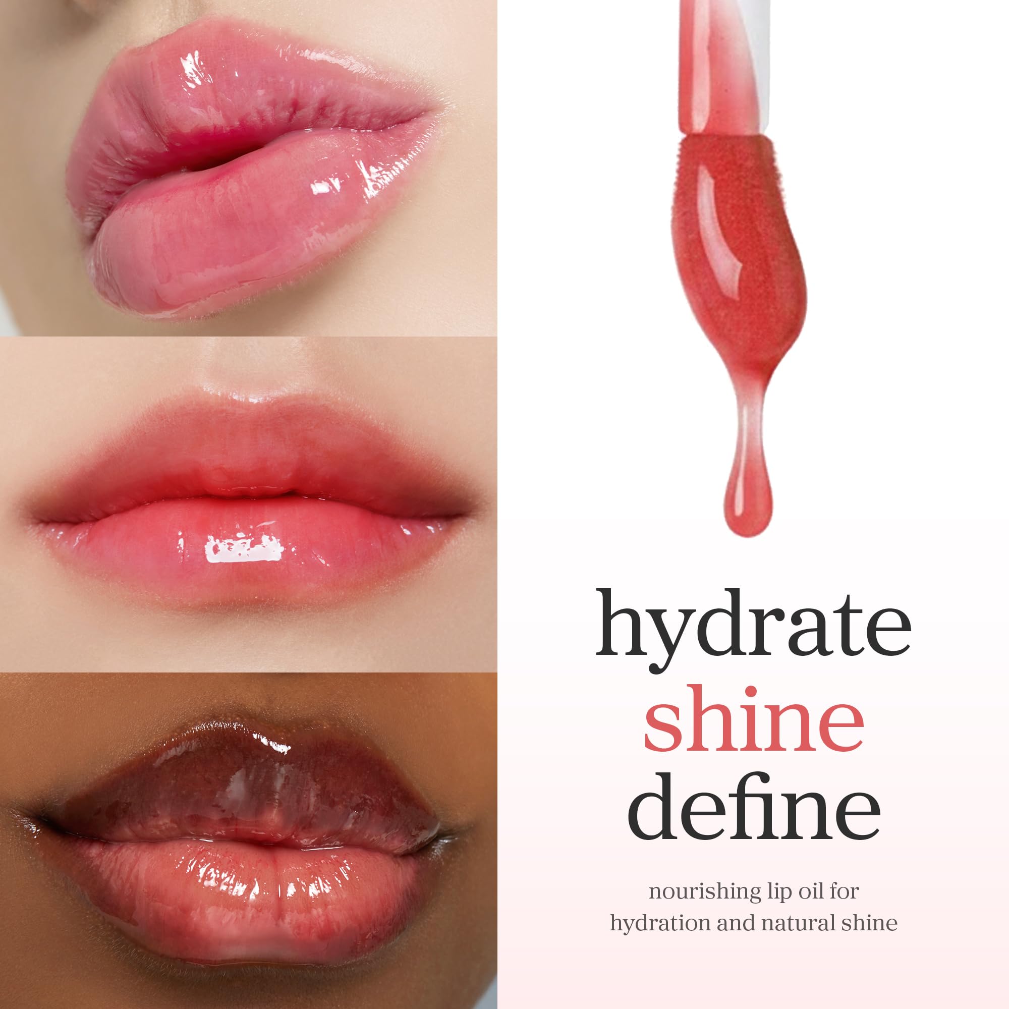 NOONI Korean Lip Oil - Appleberry | Long-Lasting, Moisturizing, Plumping, Revitalizing for Dry Lips, Waterproof, No Peel Off, Hydrating, Nourishing Crystal Clear, Stocking Stuffers, 0.12 FL Oz - TrustMedUSA