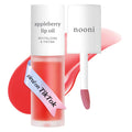NOONI Korean Lip Oil - Appleberry | Long-Lasting, Moisturizing, Plumping, Revitalizing for Dry Lips, Waterproof, No Peel Off, Hydrating, Nourishing Crystal Clear, Stocking Stuffers, 0.12 FL Oz - TrustMedUSA