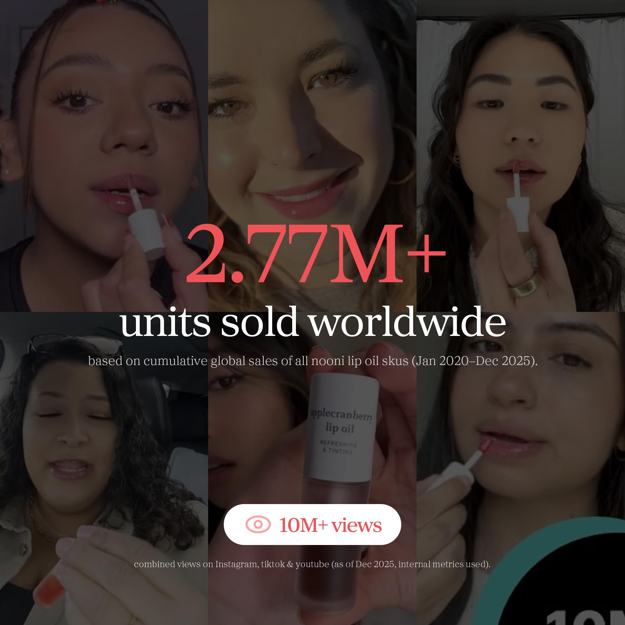 NOONI Korean Lip Oil - Appleberry | Long-Lasting, Moisturizing, Plumping, Revitalizing for Dry Lips, Waterproof, No Peel Off, Hydrating, Nourishing Crystal Clear, Stocking Stuffers, 0.12 FL Oz - TrustMedUSA