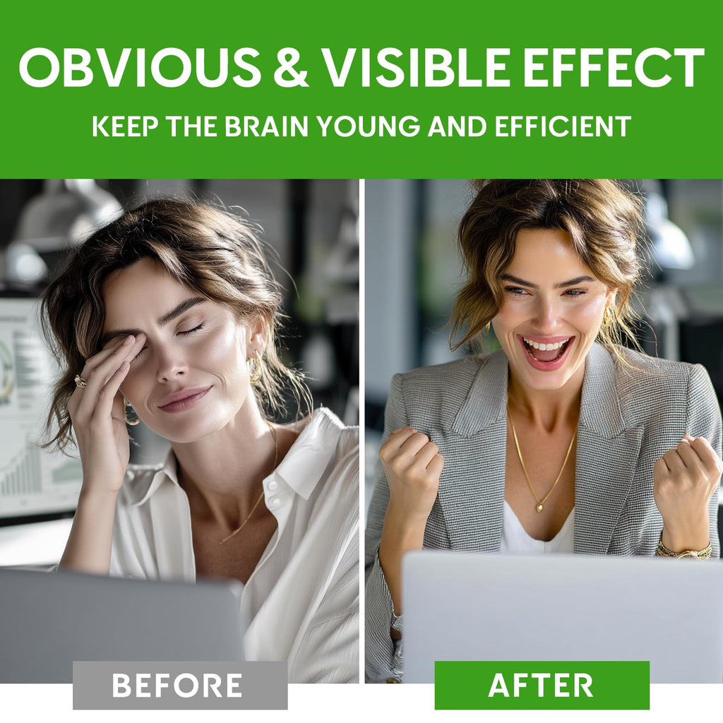 Nootropic Brain Supplement for Memory & Focus Support – Advanced Cognitive Formula for Mental Clarity & Mood Balance with Bacopa Monnieri, Lion's Mane, Alpha GPC & Omega-3 – 120 Capsules - TrustMedUSA