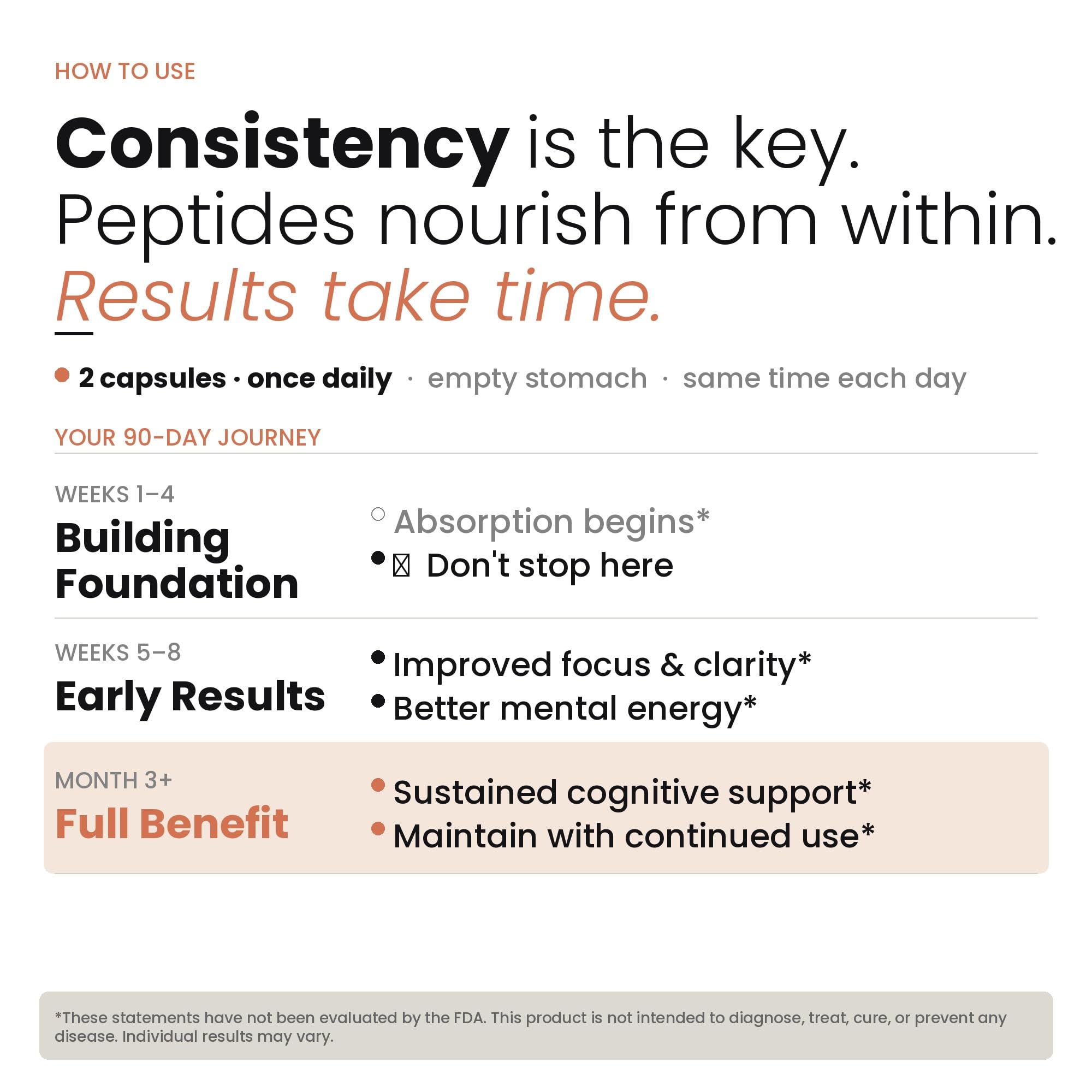 Nootropic Brain Supplement – Grass-Fed Bovine Brain Peptides for Focus, Memory & Mental Clarity – Ancestral Cognitive Support – Argentine Pasture-Raised, Non-GMO – 60 Capsules - TrustMedUSA