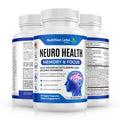 Nootropic & Neuro Brain Supplement for Memory & Focus Support. Clinically Tested Vitamins for Mental Support & Cognitive Clarity W/Bacopa Monnieri, VIT A, B6, Riboflavin, Niacin, Thiamin & Folate - TrustMedUSA