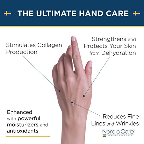 Nordic Care Hand Cream, 6 oz. | Shea Butter Hand Lotion for Dry Hands and Cracked Skin | Paraben & Lanolin-free | Essential Oils, Vitamin A & E, Squalane & Lavender - TrustMedUSA