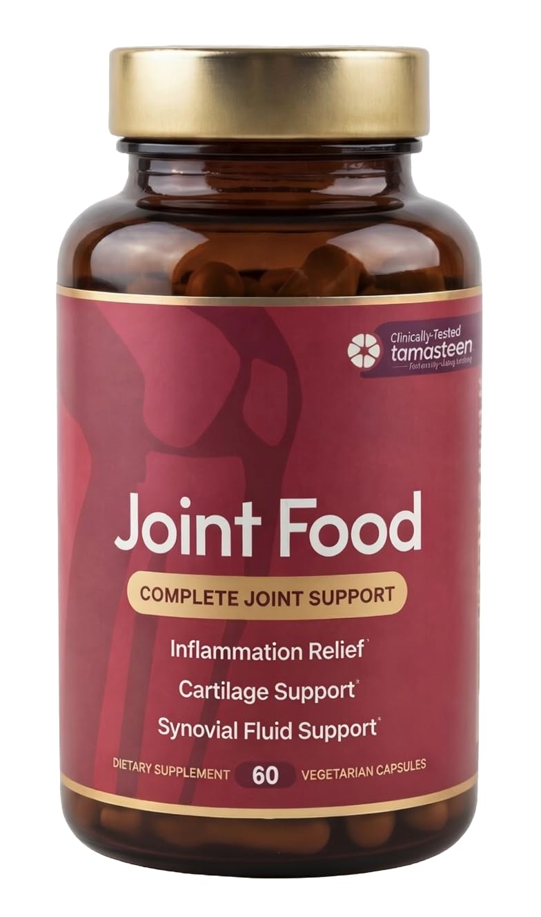 Nordic Healthy Living Joint Food AS SEEN ON TV | Powered by Clinically Studied Tamasteen | Joint Mobility and Comfort with Triple Action Formula (1 Month Supply) - TrustMedUSA