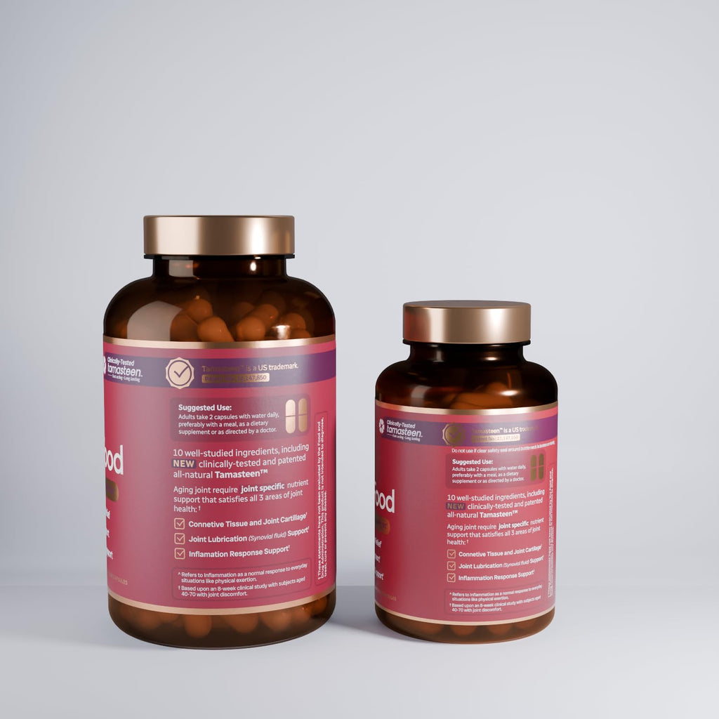 Nordic Healthy Living Joint Food AS SEEN ON TV | Powered by Clinically Studied Tamasteen | Joint Mobility and Comfort with Triple Action Formula (1 Month Supply) - TrustMedUSA