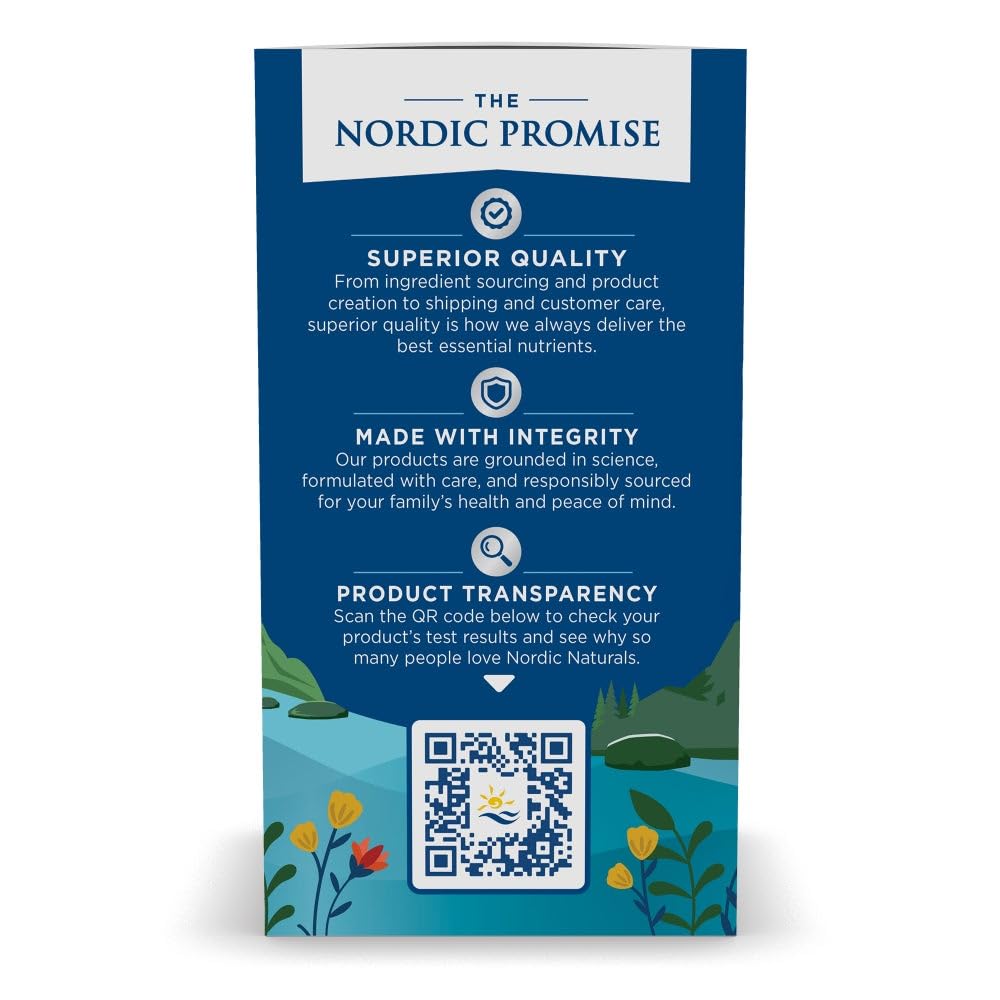 Nordic Naturals Arctic Cod Liver Oil, Lemon - 180 Soft Gels - 750 mg Total Omega-3s with EPA & DHA - Heart & Brain Health, Healthy Immunity - TrustMedUSA