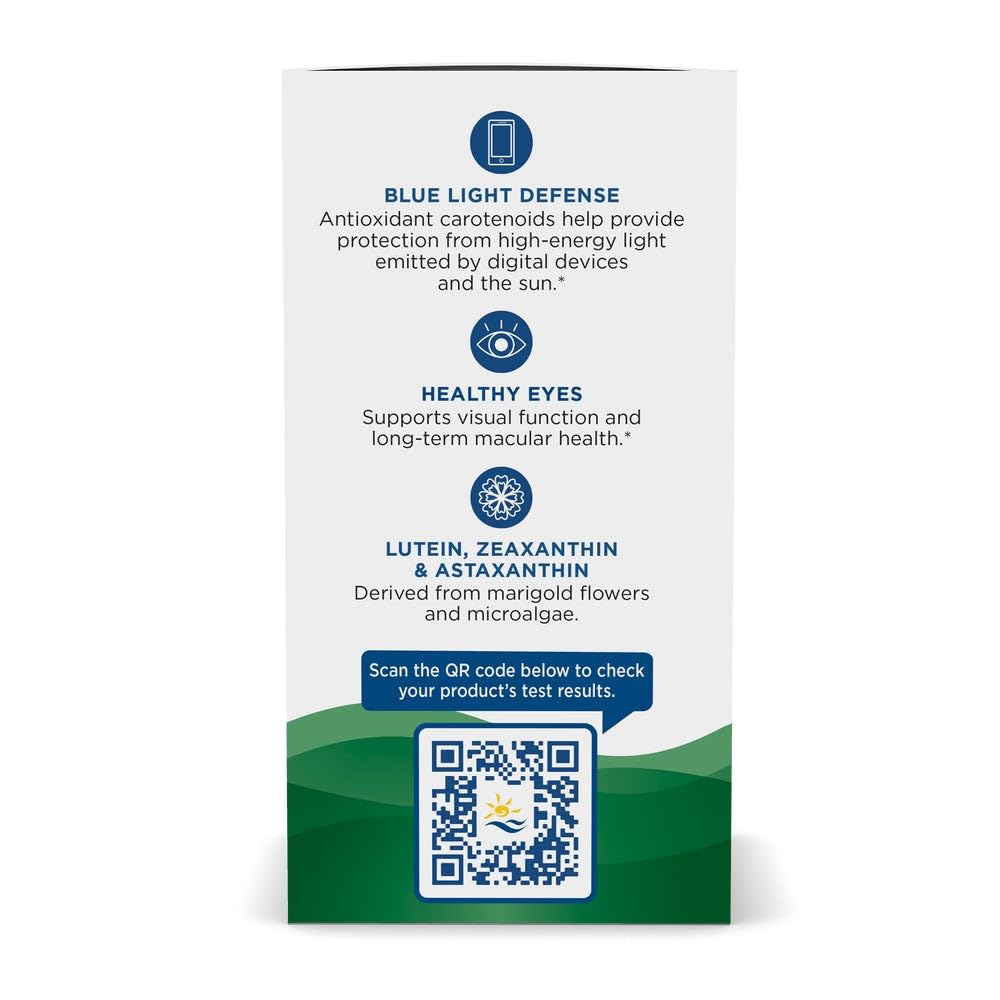 Nordic Naturals Blue Light Defense - 60 Soft Gels - Four Phytonutrients with Complementary Antioxidant Capacities - Supports Retinal Health, Visual Function - Non-GMO - 60 Servings - TrustMedUSA
