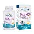 Nordic Naturals Complete Omega-D3, Lemon Flavor - 120 Soft Gels - 565 mg Omega-3 + 70 mg GLA + 1000 IU Vitamin D3 - EPA & DHA - Healthy Skin, Cognition, Positive Mood - Non-GMO - 60 Servings - TrustMedUSA