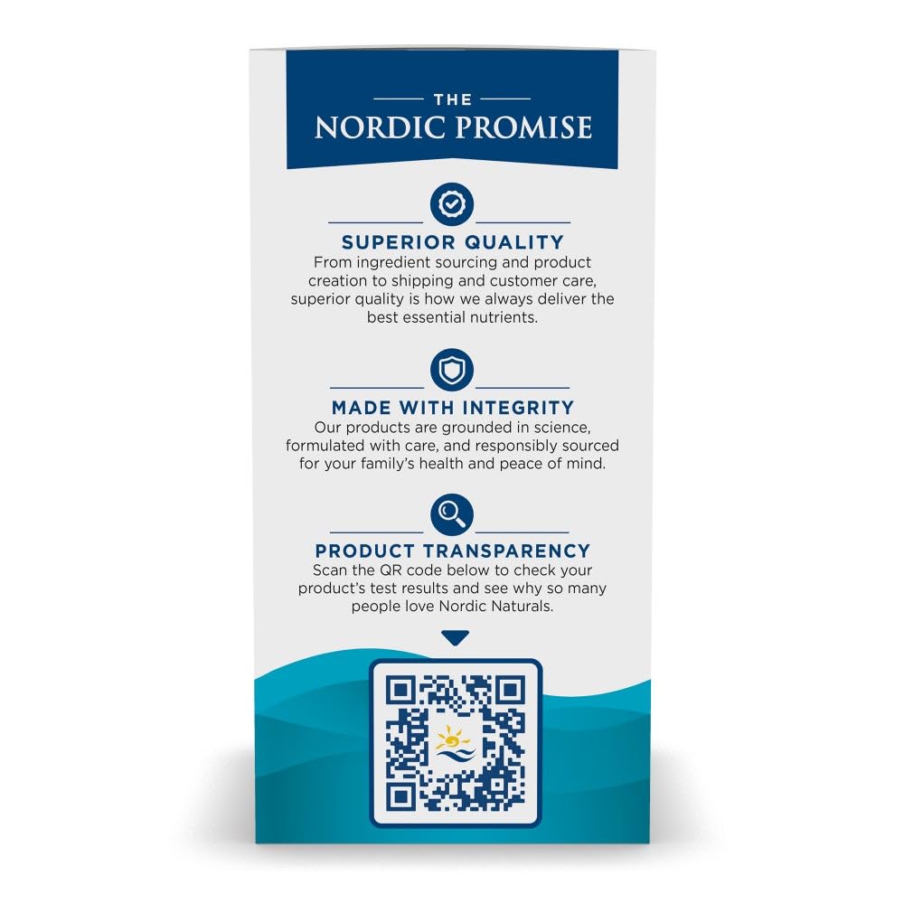 Nordic Naturals Complete Omega, Lemon Flavor - 120 Soft Gels - 565 mg Omega-3 - EPA & DHA with Added GLA - Healthy Skin, Cognition, Positive Mood - Non-GMO - 60 Servings - TrustMedUSA