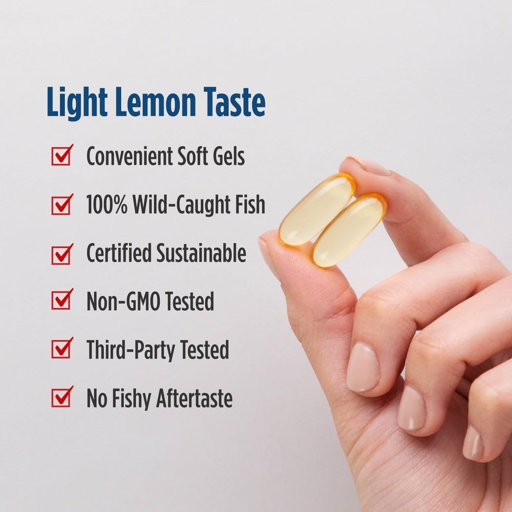Nordic Naturals EPA Xtra, Lemon - 60 Soft Gels - 1640 mg Omega-3 - High-Intensity EPA Formula for Positive Mood, Heart Health & Healthy Immunity - Non-GMO - 30 Servings - TrustMedUSA
