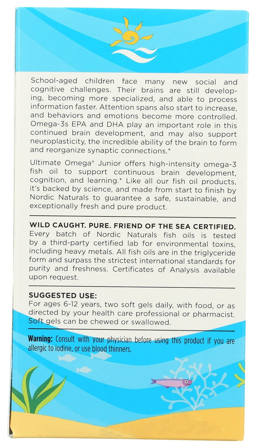 NORDIC NATURALS Junior Ultimate Omega Chewable Softgels, 680 Mg, 90 CT - TrustMedUSA