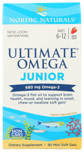 NORDIC NATURALS Junior Ultimate Omega Chewable Softgels, 680 Mg, 90 CT - TrustMedUSA