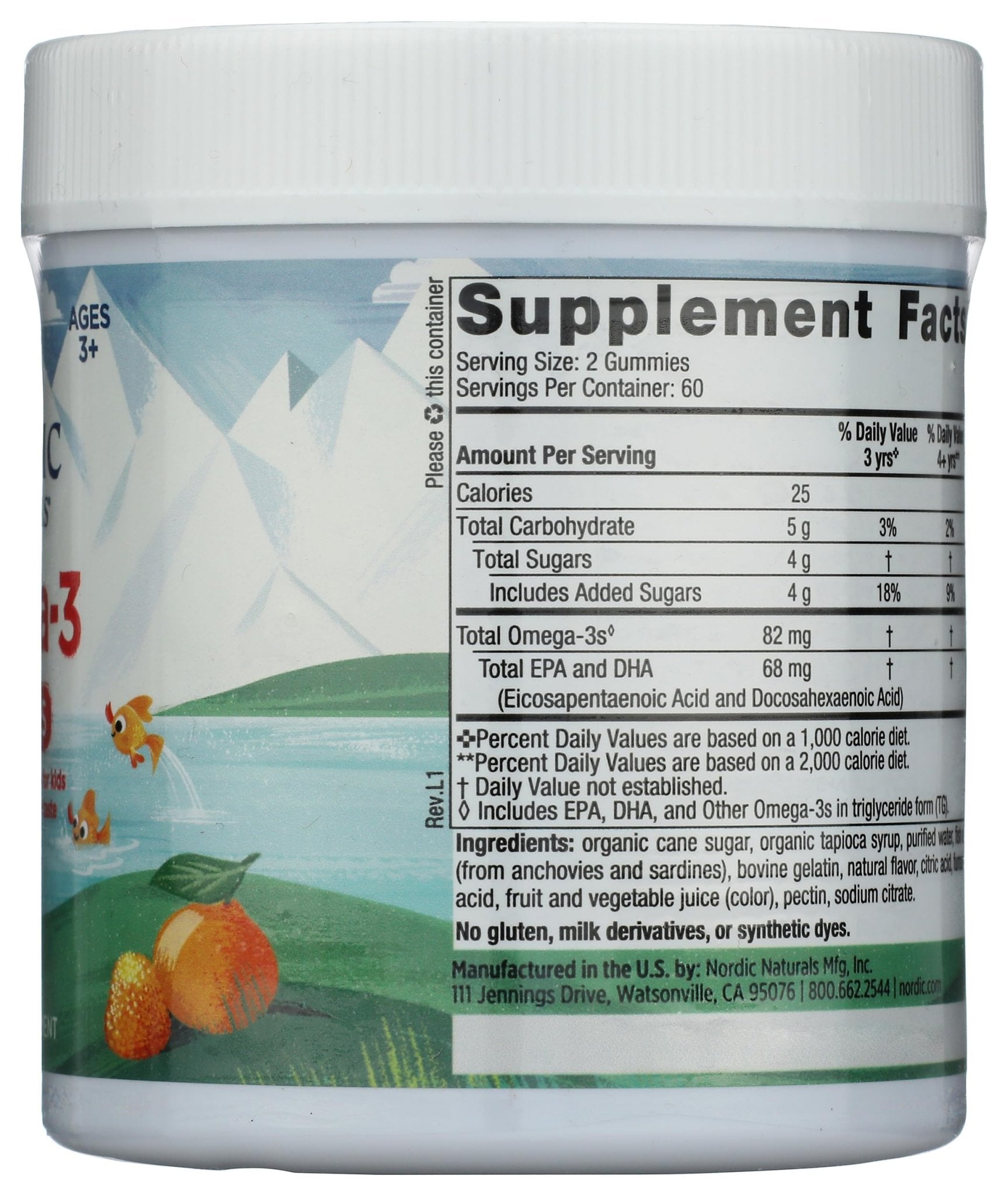 Nordic Naturals Nordic Omega 3 Gummies, 120 Ct - TrustMedUSA