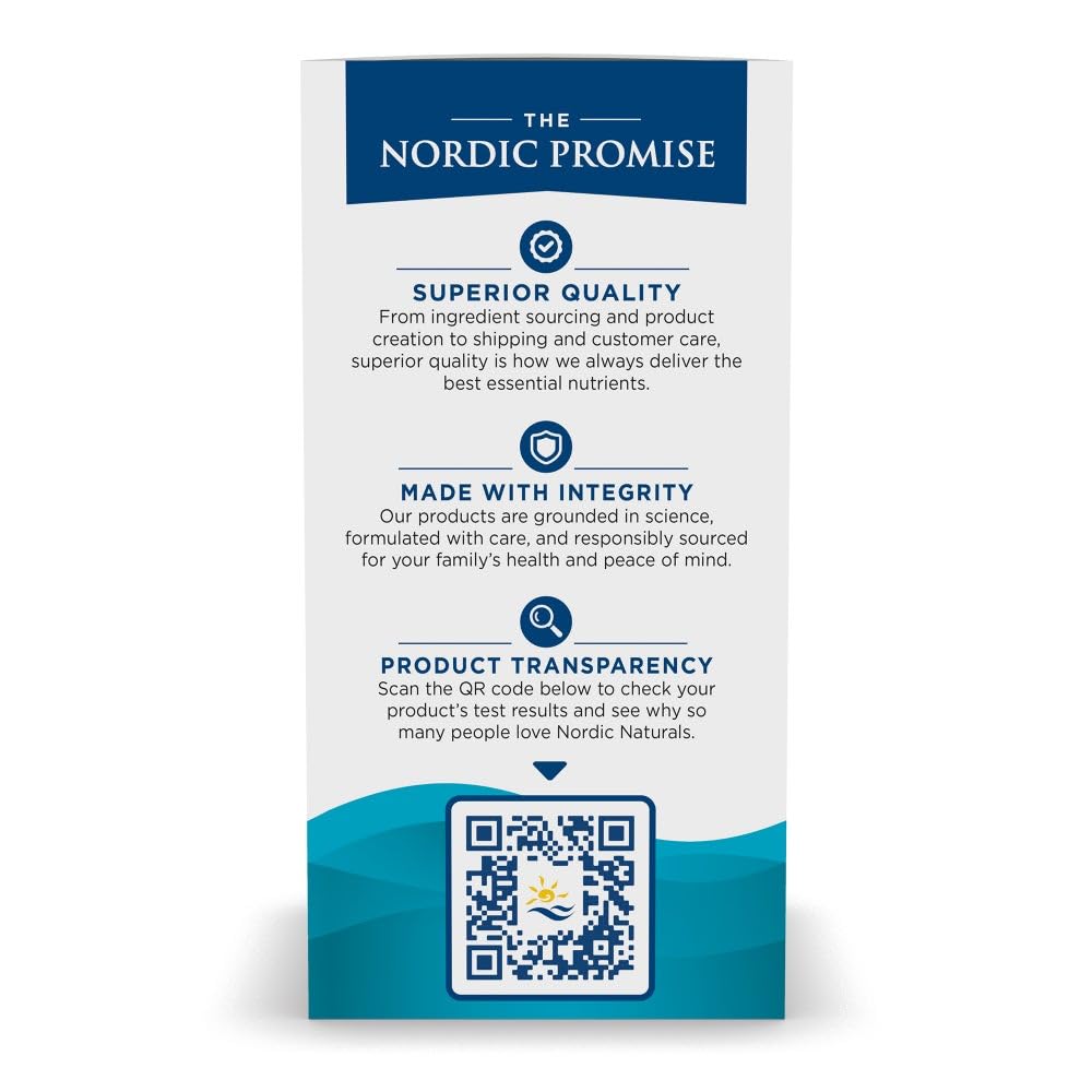 Nordic Naturals Omega-3, Lemon Flavor - 120 Soft Gels - 690 mg Omega-3 - Fish Oil - EPA & DHA - Immune Support, Brain & Heart Health, Optimal Wellness - Non-GMO - 60 Servings - Maple Wellness Supplements