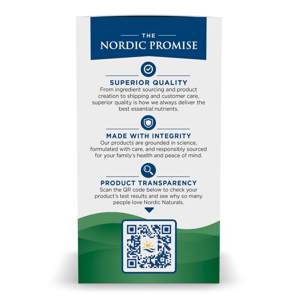 Nordic Naturals Omega Focus, Lemon - 60 Soft Gels - 1280 mg Omega-3 + Citicoline & Bacopa Monnieri Extract - Focus, Attention, Memory, Brain Health - Non-GMO - 30 Servings - TrustMedUSA