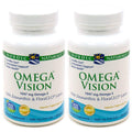 Nordic Naturals Omega Vision, Lemon - 60 Soft Gels - Pack of 2-1460 mg Omega-3 + FloraGLO Lutein & Zeaxanthin - Eye Health, Brain Health, Antioxidant Support - Non-GMO - 60 Total Servings - TrustMedUSA