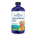 Nordic Naturals Pet Cod Liver Oil, Unflavored - 16 oz - 1048 mg Omega-3 Per Teaspoon - Fish Oil for Dogs with EPA & DHA - Promotes Skin, Coat, & Immune Health - TrustMedUSA