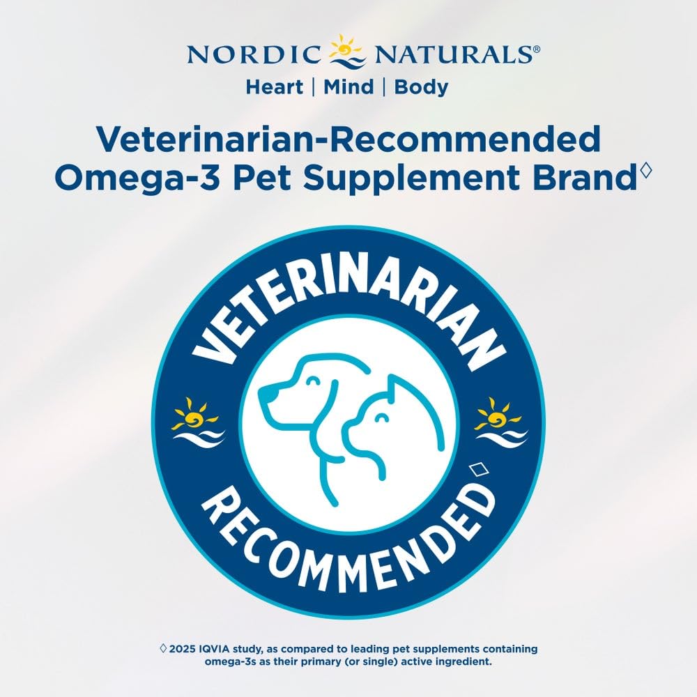 Nordic Naturals Pet Digestive Support with Probiotics, Pork Bone Broth Flavor - 30 Soft Chews - Nutritional Supplement for a Healthy Digestive System and GI Support - 30 Non-GMO Chews - TrustMedUSA