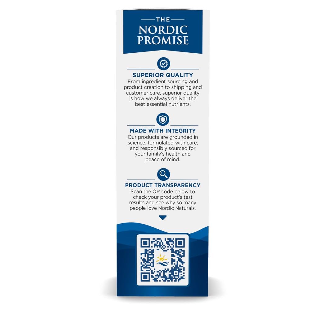 Nordic Naturals Plant-Based Vitamin D3 Liquid - 1 oz - 1000 IU Vitamin D3 - Healthy Bones, Mood & Immune System Function - Non-GMO, Vegan - 60 Servings - TrustMedUSA