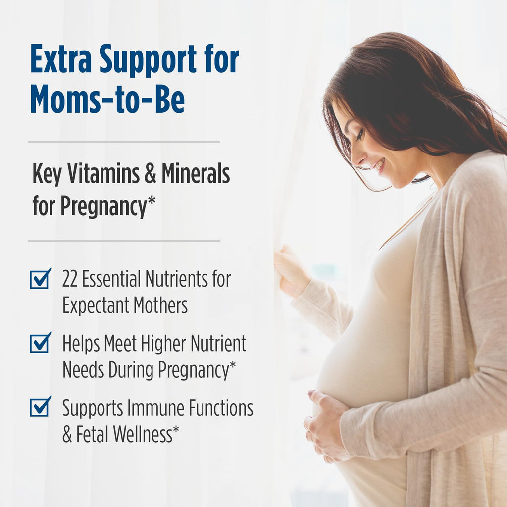 Nordic Naturals Prenatal Multivitamin for Women - Daily Vegetarian Prenatal Vitamins - 22 Essential Nutrients, Including B6, Folate, and Iron - 60 Tablets - 30 Servings - TrustMedUSA