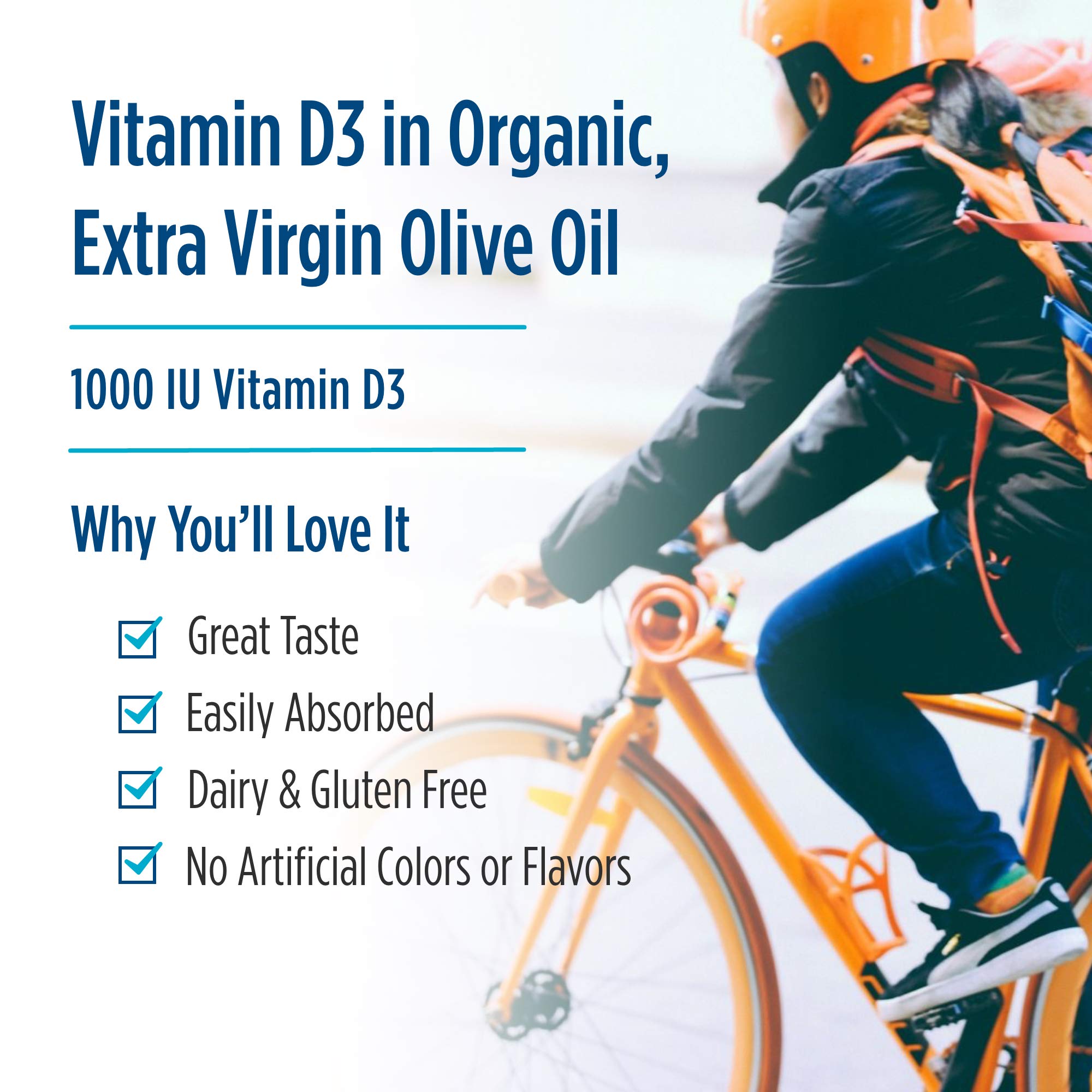 Nordic Naturals Pro Vitamin D3 1000, Orange - 120 Mini Soft Gels - 1000 IU Vitamin D3 - Supports Healthy Bones, Mood & Immune System Function - Non-GMO - 120 Servings - TrustMedUSA