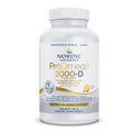 Nordic Naturals ProOmega 2000-D, Lemon Flavor - 120 Soft Gels - 2150 mg Omega-3 + 1000 IU D3 - Ultra High-Potency Fish Oil - EPA & DHA - Brain, Heart, & Immune Health - Non-GMO - 60 Servings - TrustMedUSA