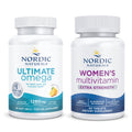 Nordic Naturals Starter Pack - Women's Multivitamin Extra Strength, Ultimate Omega - TrustMedUSA
