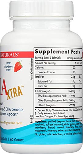 Nordic Naturals Strawberry Dha Xtra 1660 Mg 60 Sg, 60 Ct - TrustMedUSA