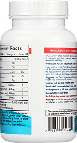 Nordic Naturals Strawberry Dha Xtra 1660 Mg 60 Sg, 60 Ct - TrustMedUSA