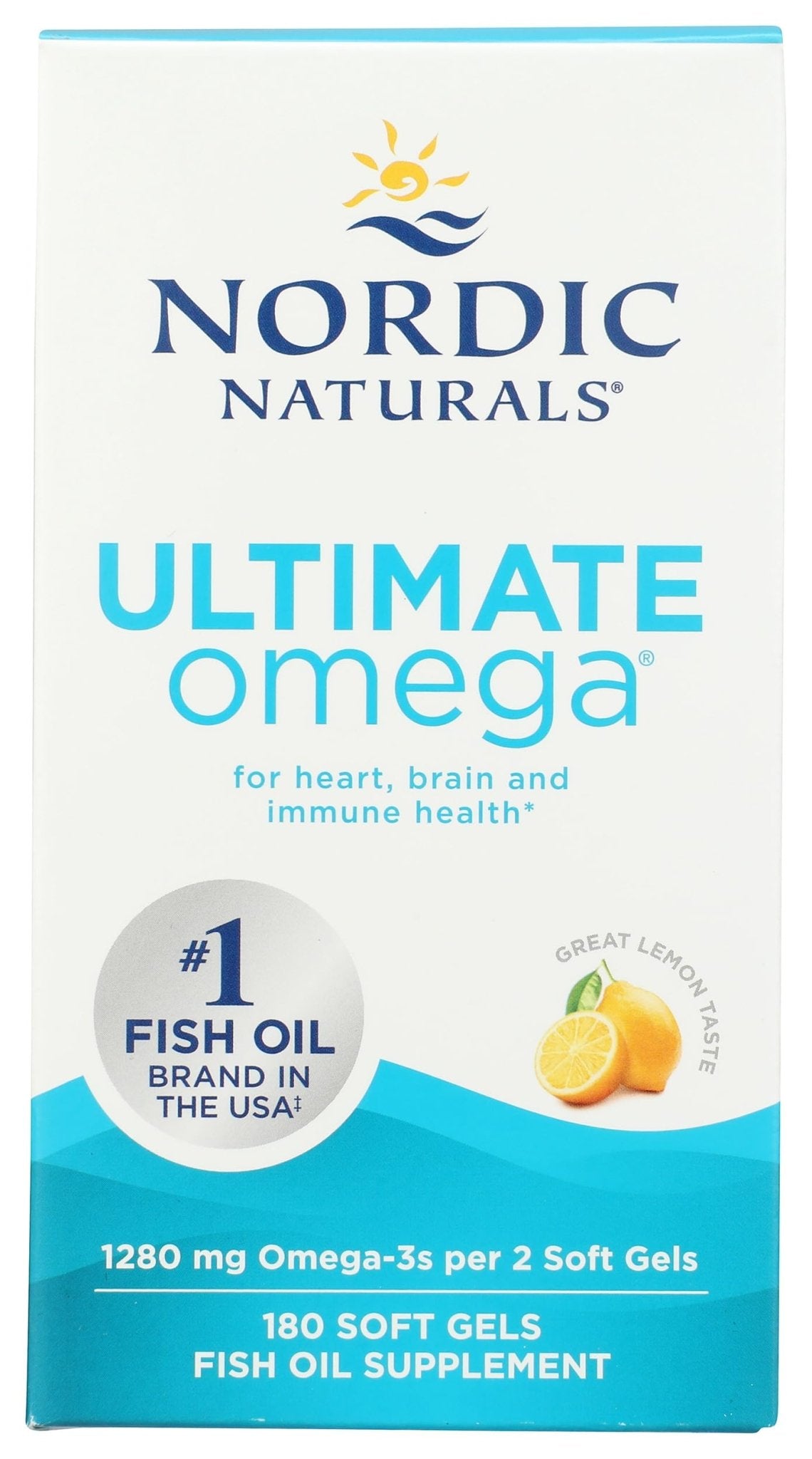 Nordic Naturals Ultimate Omega 1280 MG, 180 CT - TrustMedUSA
