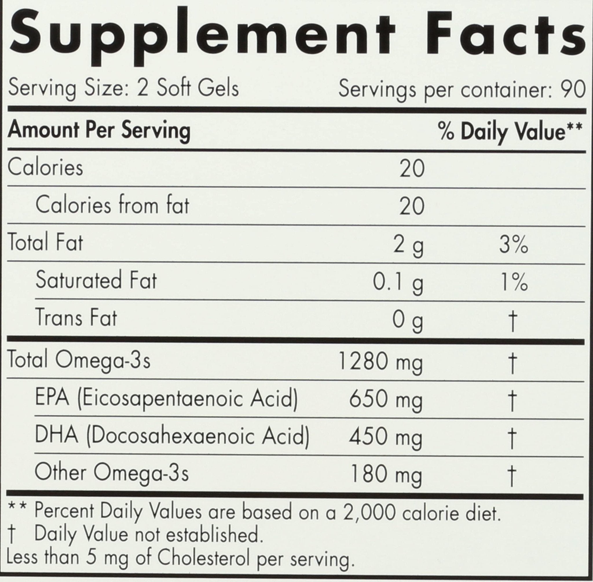 Nordic Naturals Ultimate Omega 1280 MG, 180 CT - TrustMedUSA
