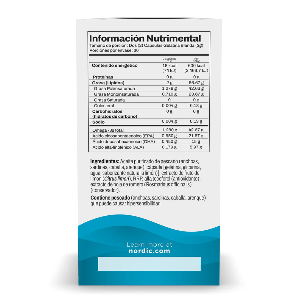 Nordic Naturals, Ultimate Omega 1280 Mg, 60 Count - TrustMedUSA